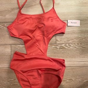 Salmon pink Juicy Couture one piece